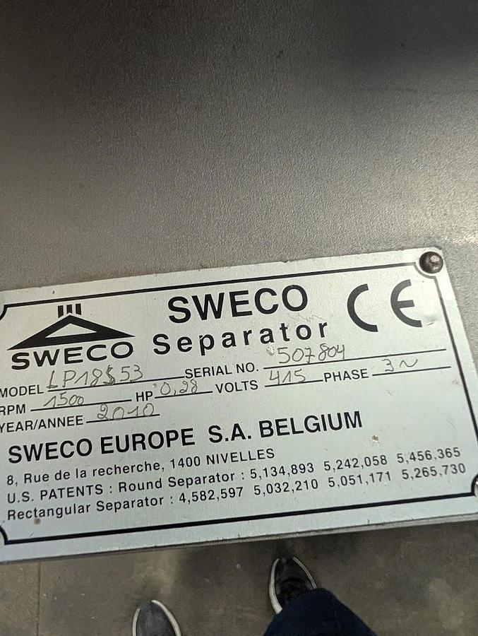 Used SWECO SIEVE