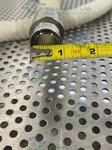 Used Sani-Tech  84" Silicone Hose w/  3/4" Sanitary Fitting