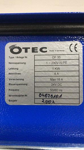Used Otec DF 35 Drag Finishing Machine
