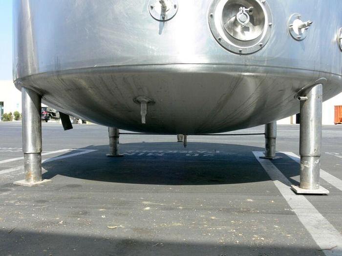 Used DCI 6000 Liter Stainless Steel Jacketed Reactor w/ Top Agitator 40 psi / 125 psi