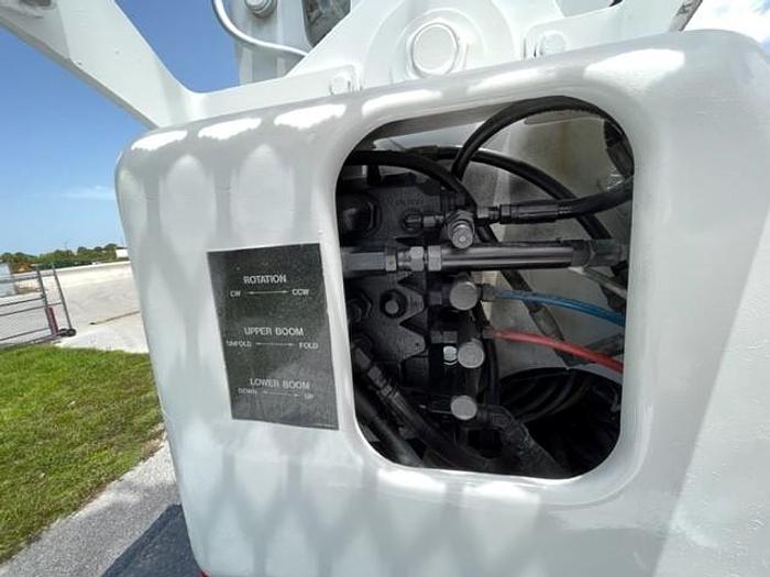 Used Altec AA755L 60ft Bucket Boom on 2007 Freightliner M2-106 Reg Cab Utility Truck - C28781