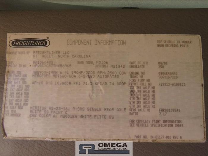 Used Unit #: 17473 - 2006 International chassis, Manufactured by DTS (Year 2007).