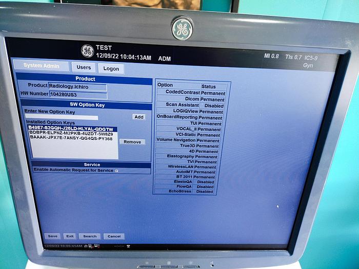 Gebraucht GE LOGIQ E9 Flachbildschirm-Ultraschallgerät inkl. 1 Sonde und DVD-Brenner