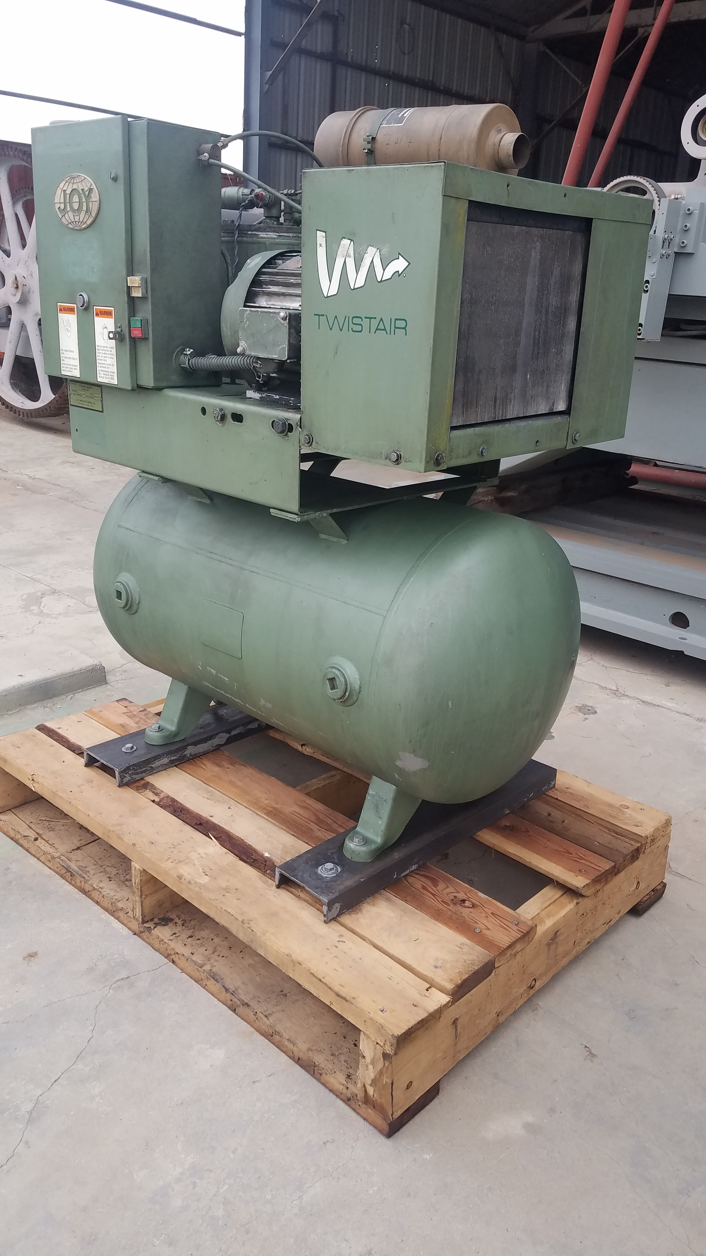 Used 15 HP Joy Twistair Air Compressor