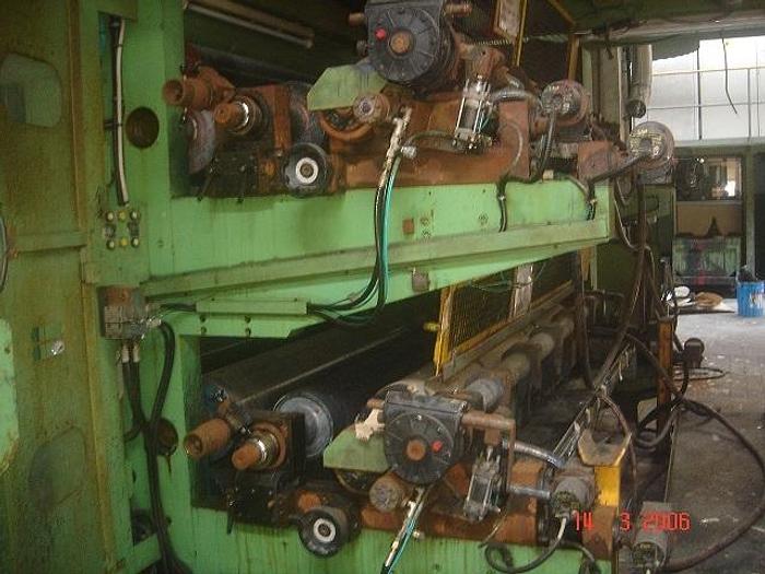 Used 90" (2300mm) ERWEPA EXTRUSION LINE W/ 4 COLOR IN LINE FLEXO PRINTING FULL LINE
