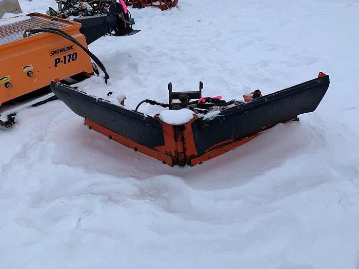 Used 2014 KUBOTA 6' V PLOW model v5291 ONLY $2,150. READY TO PLOW!!!