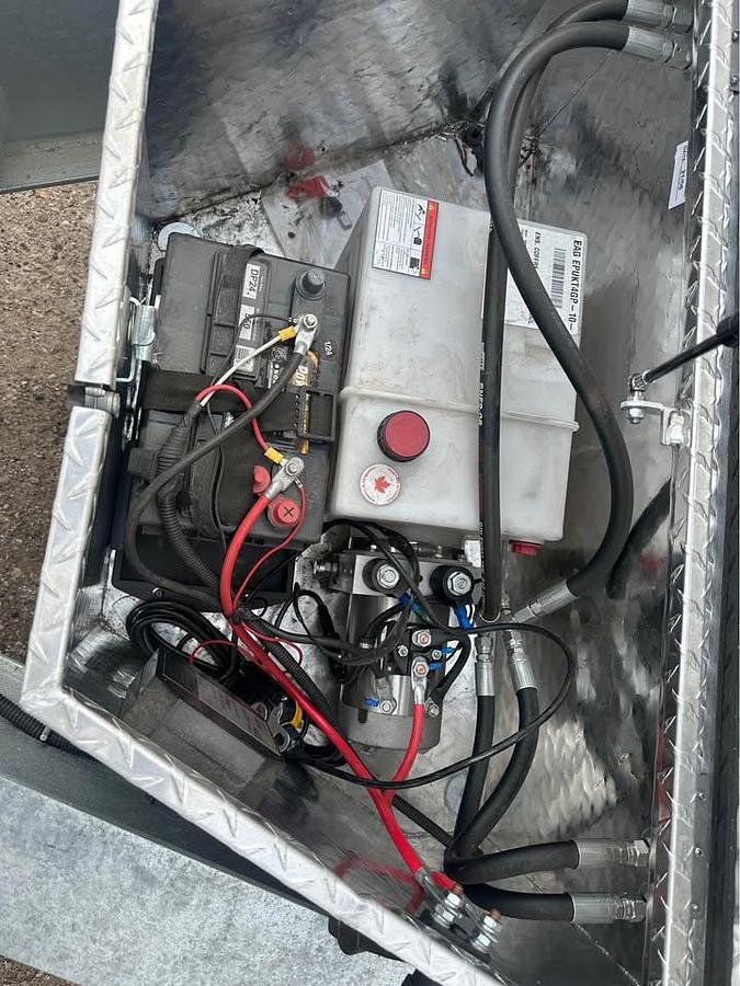 Used 2024 K-Trail Tag 30 36ft Tandem Axle equipment trailer galvanized fra