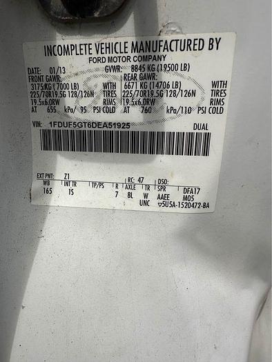 Used 2013 Ford F-550 XL Ford 4x2 Bucket Truck Altec at37g 37ft