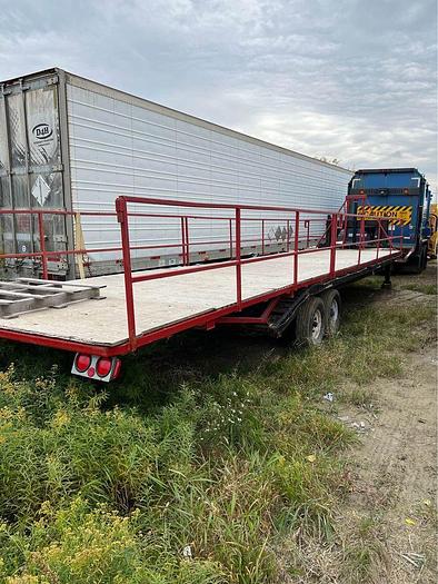 Used 2004 DARCY 30FT. GOOSENECK, 7000 LB AXLES, TILT TRAILER,