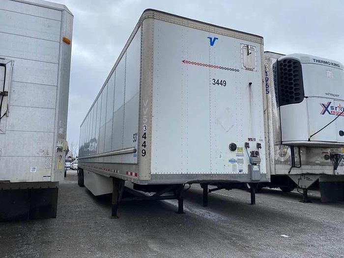 Used 2020 VANGUARD 53' Dry Van Plate Trailer