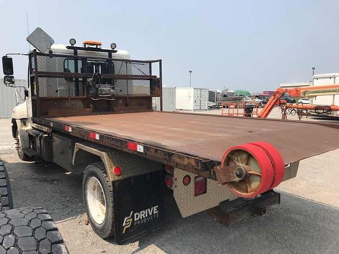 Used 2014 HINO 258 HOOKLIFT EQUIPMENT FLOAT TRUCK, BIN TRUCK,