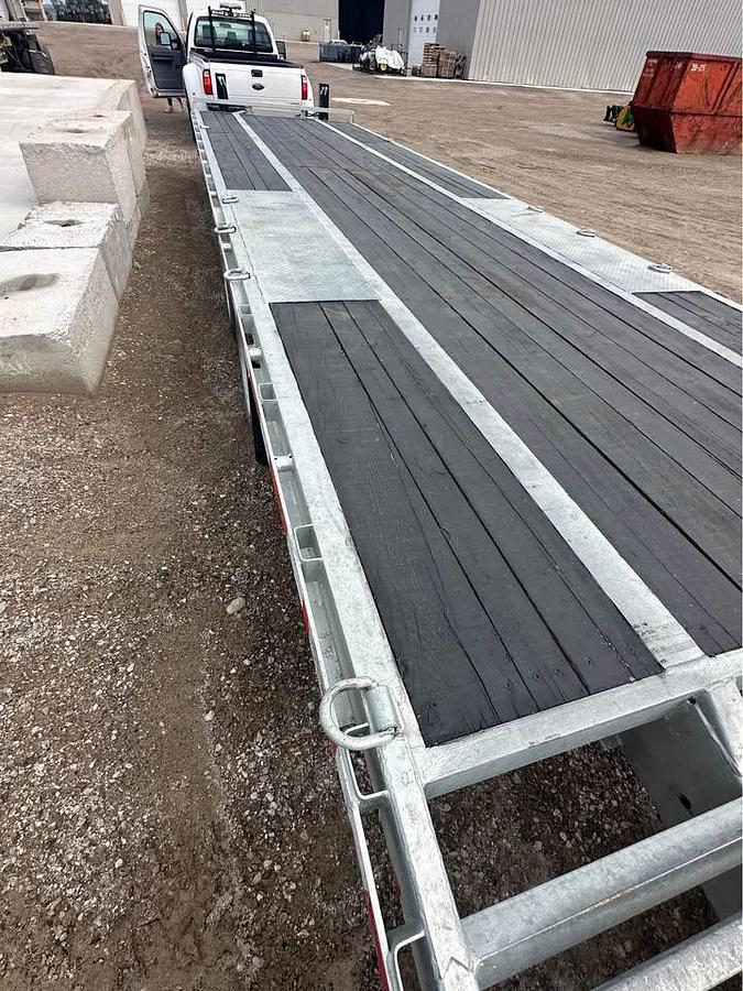 Used 2024 K-Trail Tag 30 36ft Tandem Axle equipment trailer galvanized fra