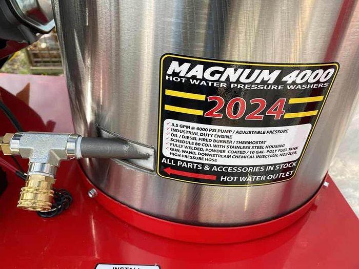Used 2024 MAGNUM 4000 Series Hot Water Gas