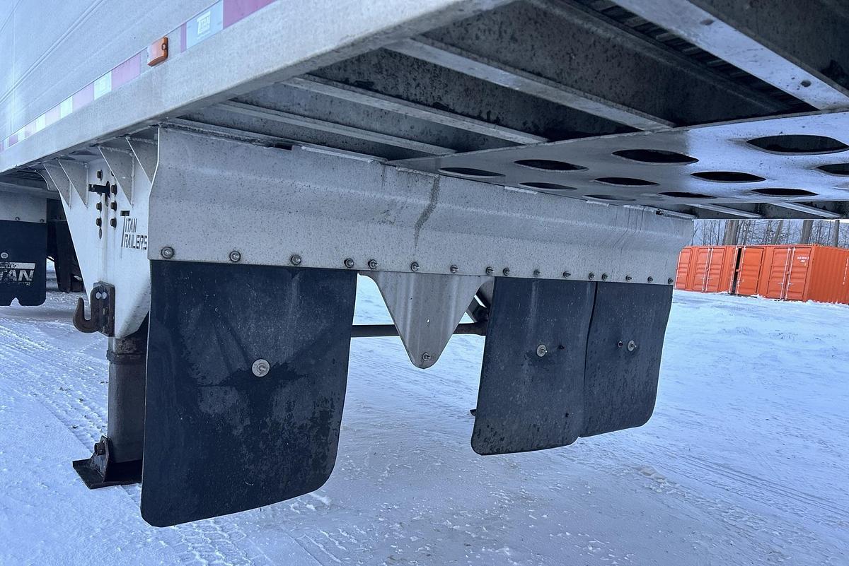 Used 2016 Titan 53 ft x 102 in Quad/A Moving Floor Open-Top Chip Trailer