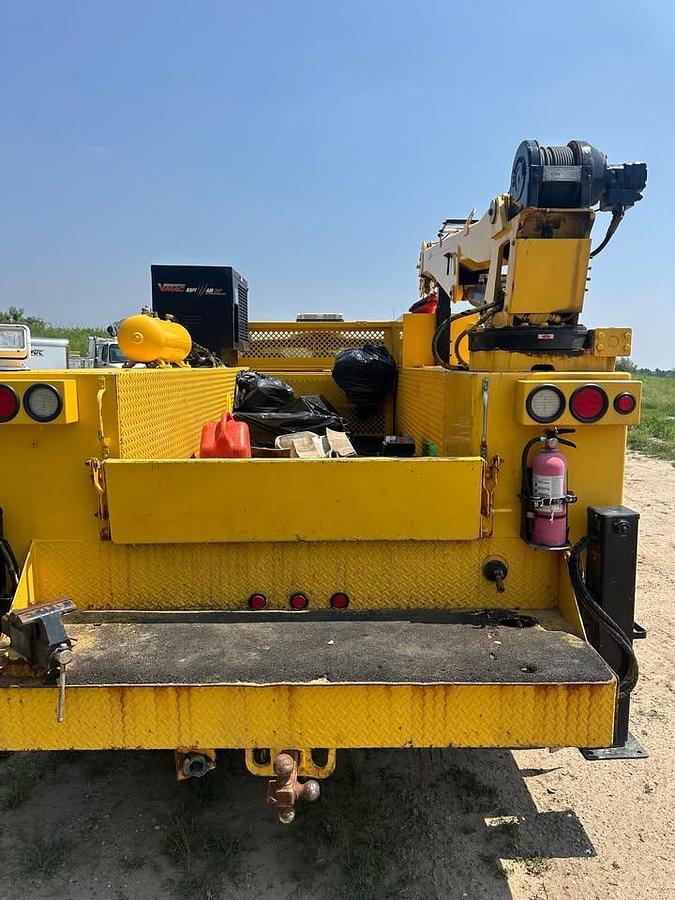 Used 2017 Ford F550 XL, 4 x 4 Service Truck crane generator, air compressor