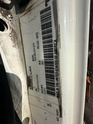 Used 2013 International WORKSTAR 7600