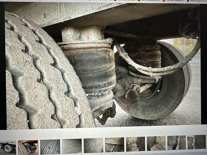 Used 2008 TITAN 48 ft Quad/Axle Closed Top aluminum live bottom
