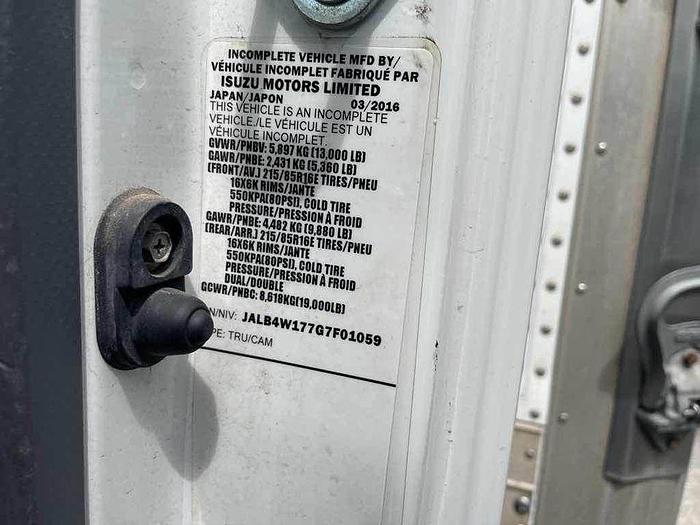 Used 2016 Isuzu NPR 18' Reefer atc/ reefer/ heater unit