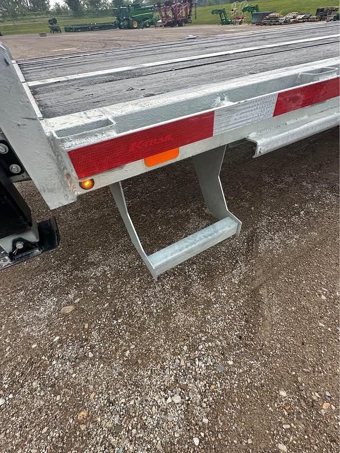 Used 2024 K-Trail Tag 30 36ft Tandem Axle equipment trailer galvanized fra
