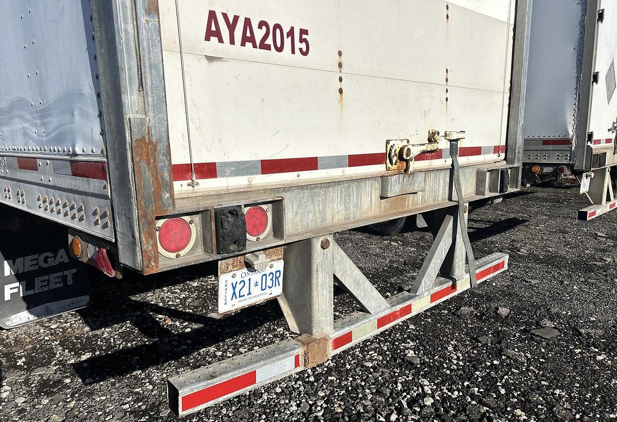 Used 2004 Trailmobile 53 ft x 102 in T/A Van Trailer