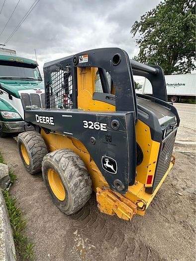 Used 2015 John Deere 326E Skid Steer high flow, 2 speed transmission