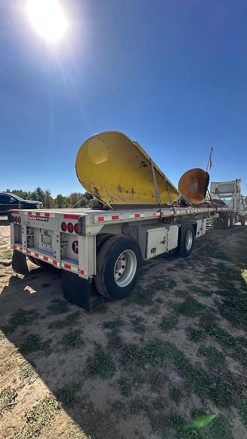 Used 2017 GREAT DANE 48 ft T/A Flatbed tr all alluminum trailer