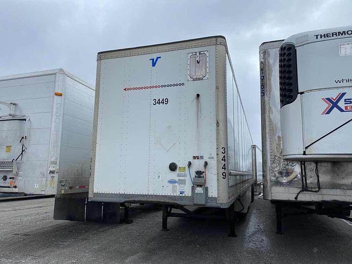 Used 2020 VANGUARD 53' Dry Van Plate Trailer