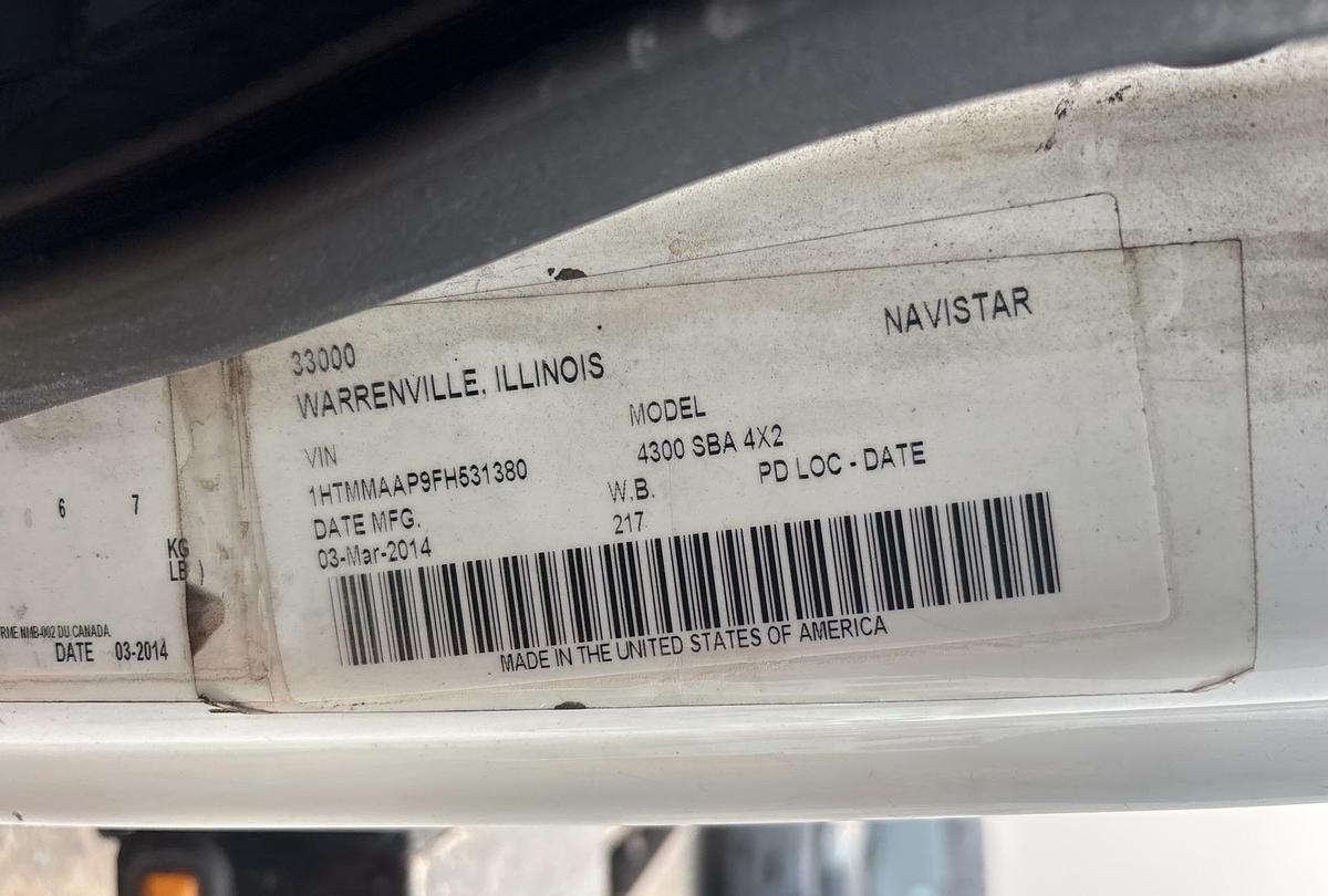 Used 2015 International 4300 4x2 rollback truck