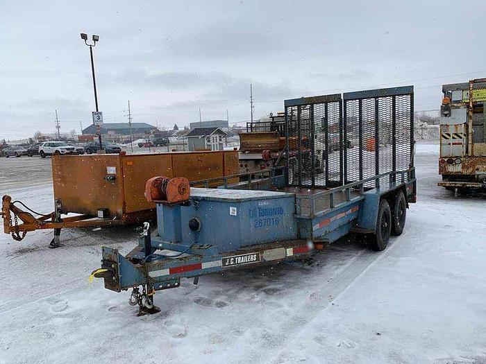 Used 2002 JC TRAILER 14X7 EQUIPMENT FLOAT
