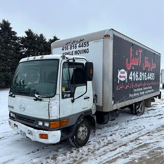 Used 2003 Hino FB1817 24’ DryVan with tailgate 1