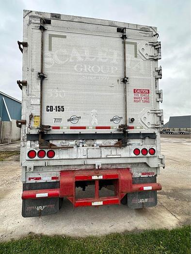 Used 2010 Titan 53 foot quad axle closed to Aluminum Live bottom