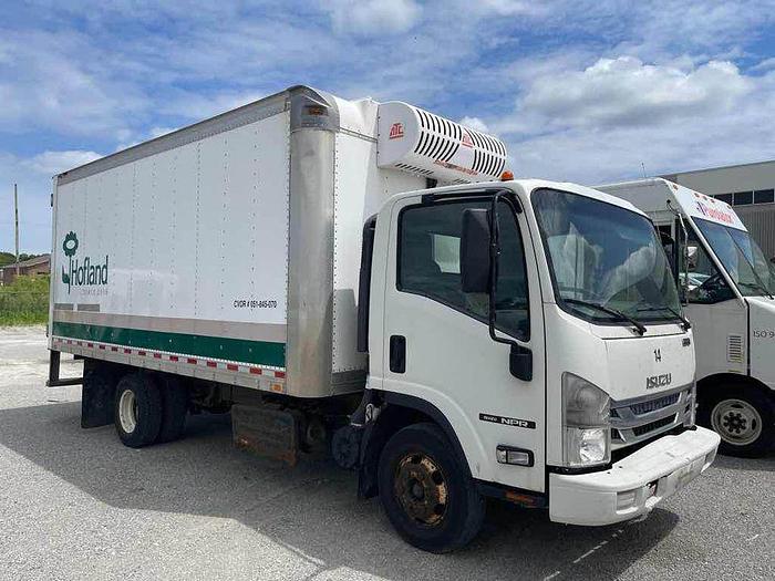 Used 2016 Isuzu NPR 18' Reefer atc/ reefer/ heater unit