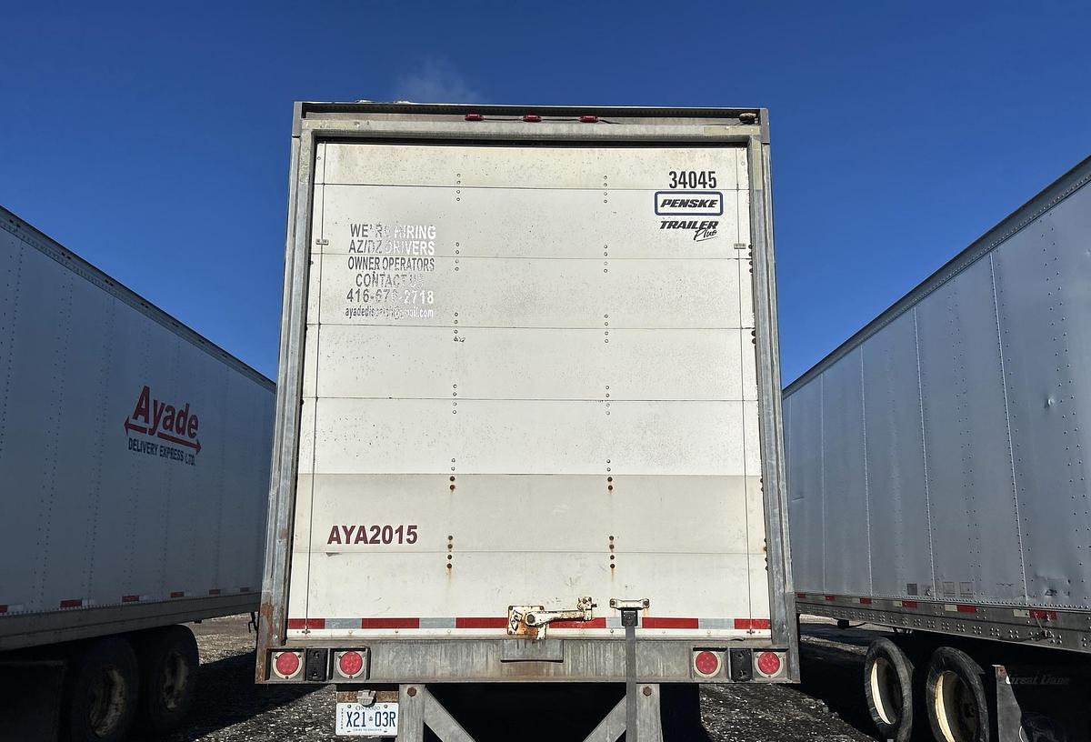 Used 2004 Trailmobile 53 ft x 102 in T/A Van Trailer