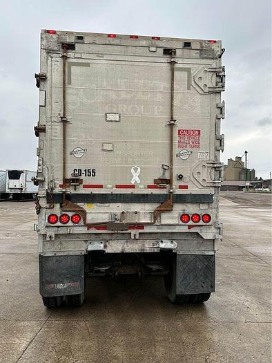 Used 2008 TITAN 53 ft Quad/Axle Closed Top aluminum live bottom
