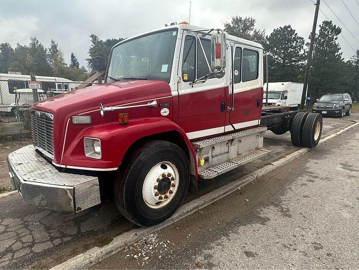 Used 2000 FREIGHTLINER Fl80, Crew Cab, cab & chassis, $19,995