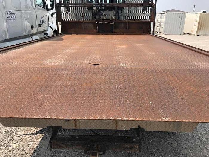 Used 2014 HINO 258 HOOKLIFT EQUIPMENT FLOAT TRUCK, BIN TRUCK,