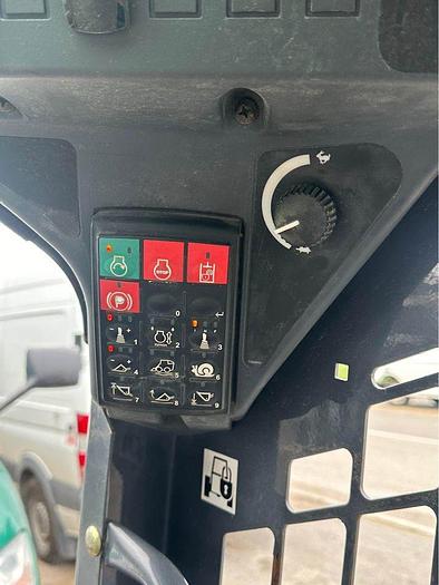 Used 2015 John Deere 326E Skid Steer high flow, 2 speed transmission