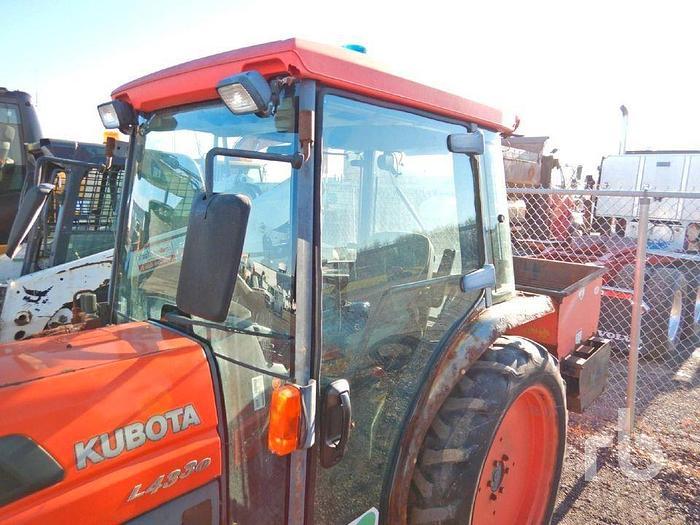 Used 2003 KUBOTA L4330D 4wd Utility Tractor PLOW/SANDER only $15,995