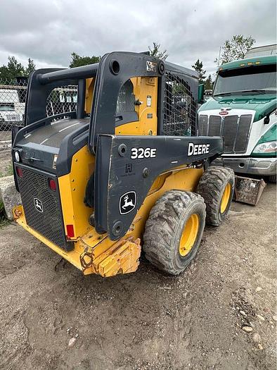 Used 2015 John Deere 326E Skid Steer high flow, 2 speed transmission