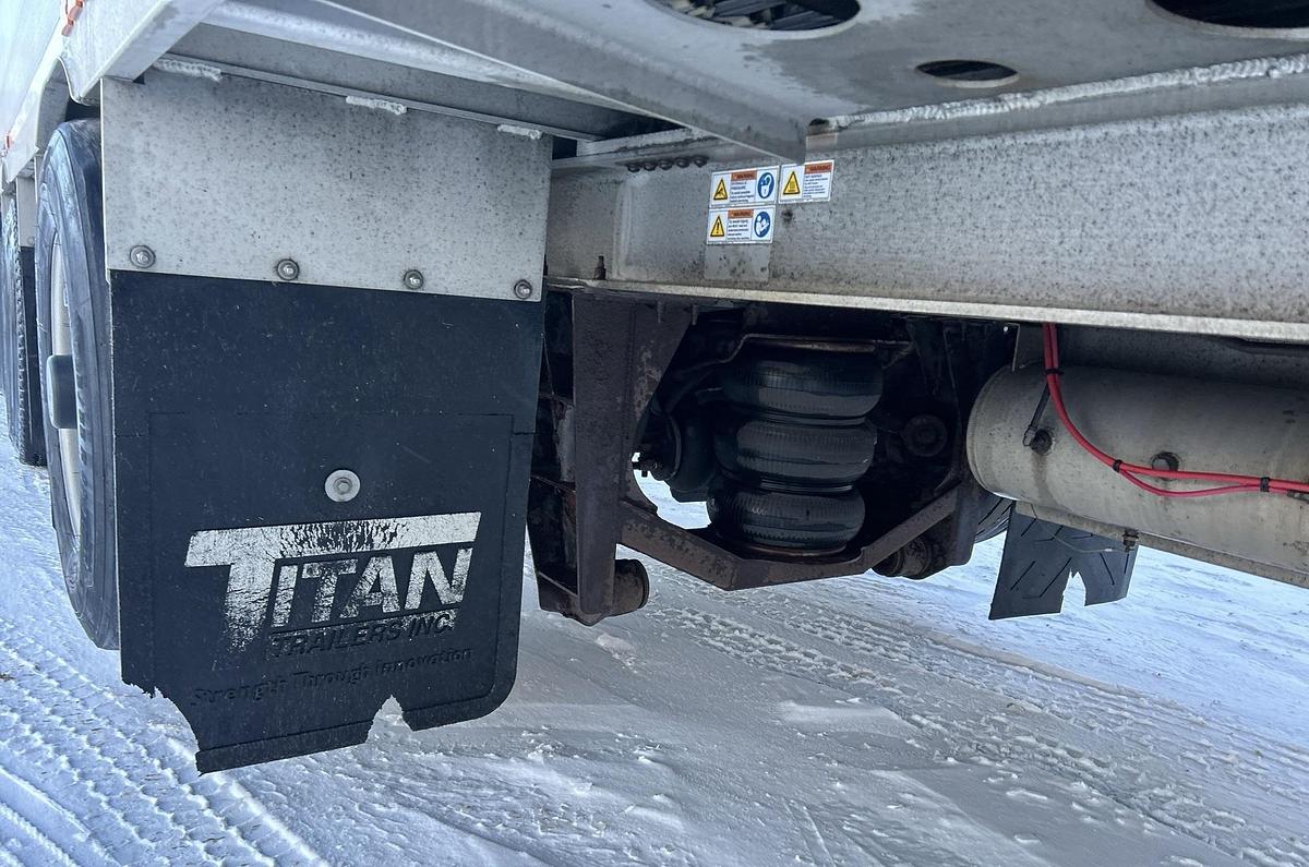 Used 2016 Titan 53 ft x 102 in Quad/A Moving Floor Open-Top Chip Trailer