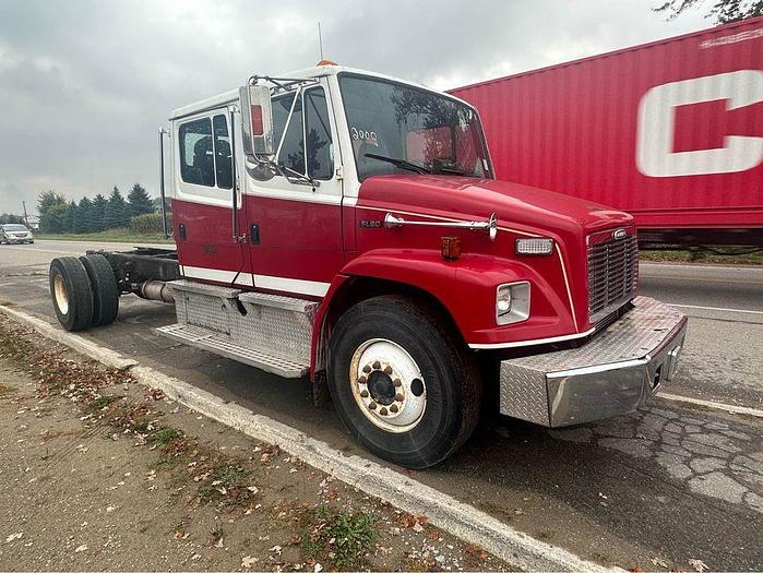 Used 2000 FREIGHTLINER Fl80, Crew Cab, cab & chassis, $19,995