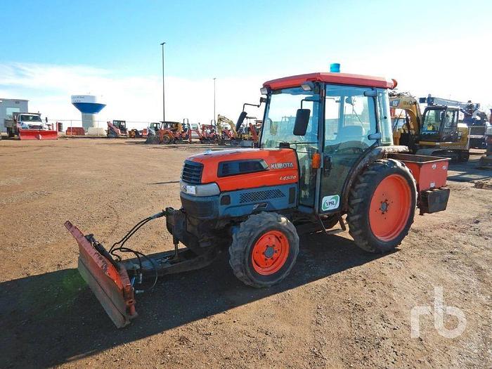 Used 2003 KUBOTA L4330D 4wd Utility Tractor PLOW/SANDER only $15,995