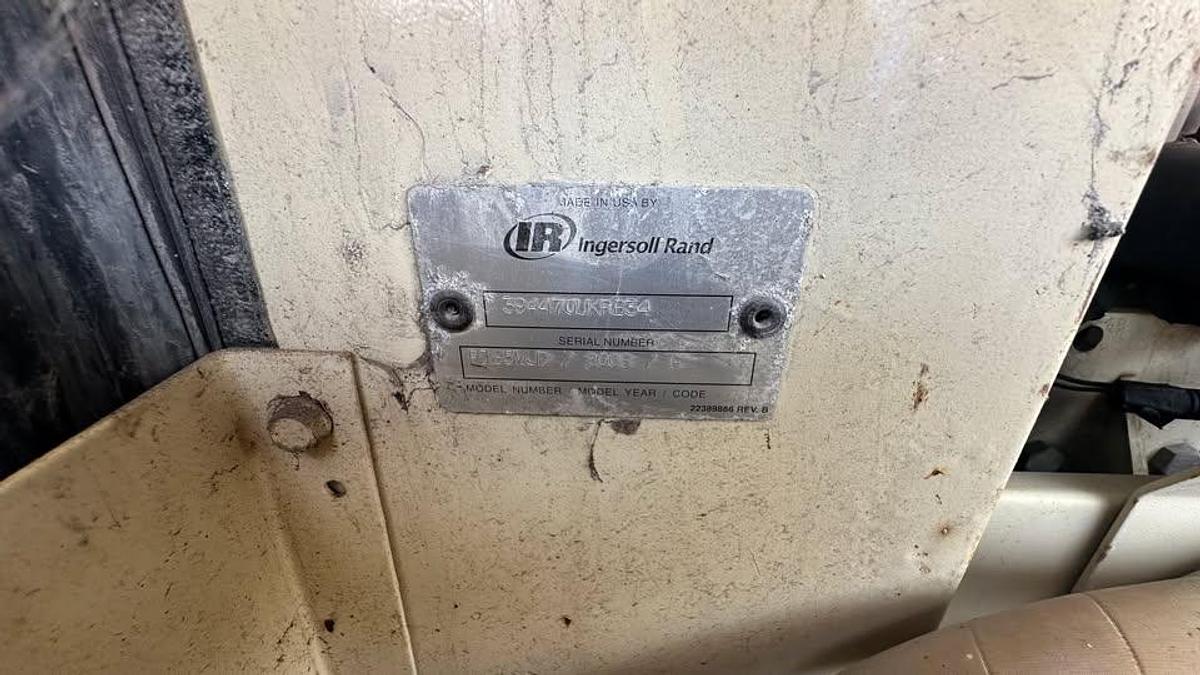 Used 2007 Ingersoll Rand p185wjd compressor