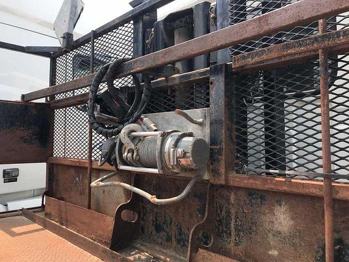 Used 2014 HINO 258 HOOKLIFT EQUIPMENT FLOAT TRUCK, BIN TRUCK,