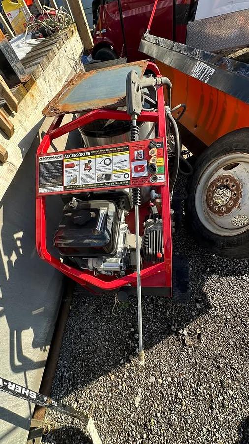 Used 2024 Magnum 4000 Series Hot Water Gas easy-kleen pressure wash system