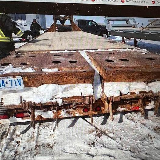 Used 2017 Big Tex 32 ft Flatbed, 23,900 LBS GooseNeck $19,995.