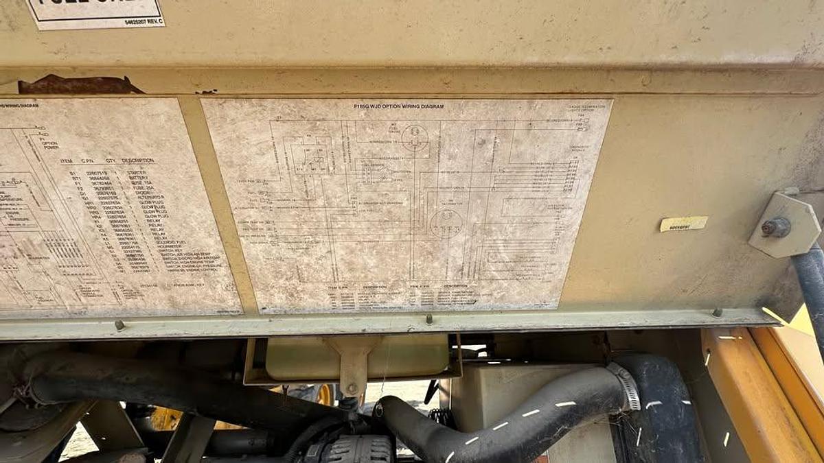 Used 2007 Ingersoll Rand p185wjd compressor