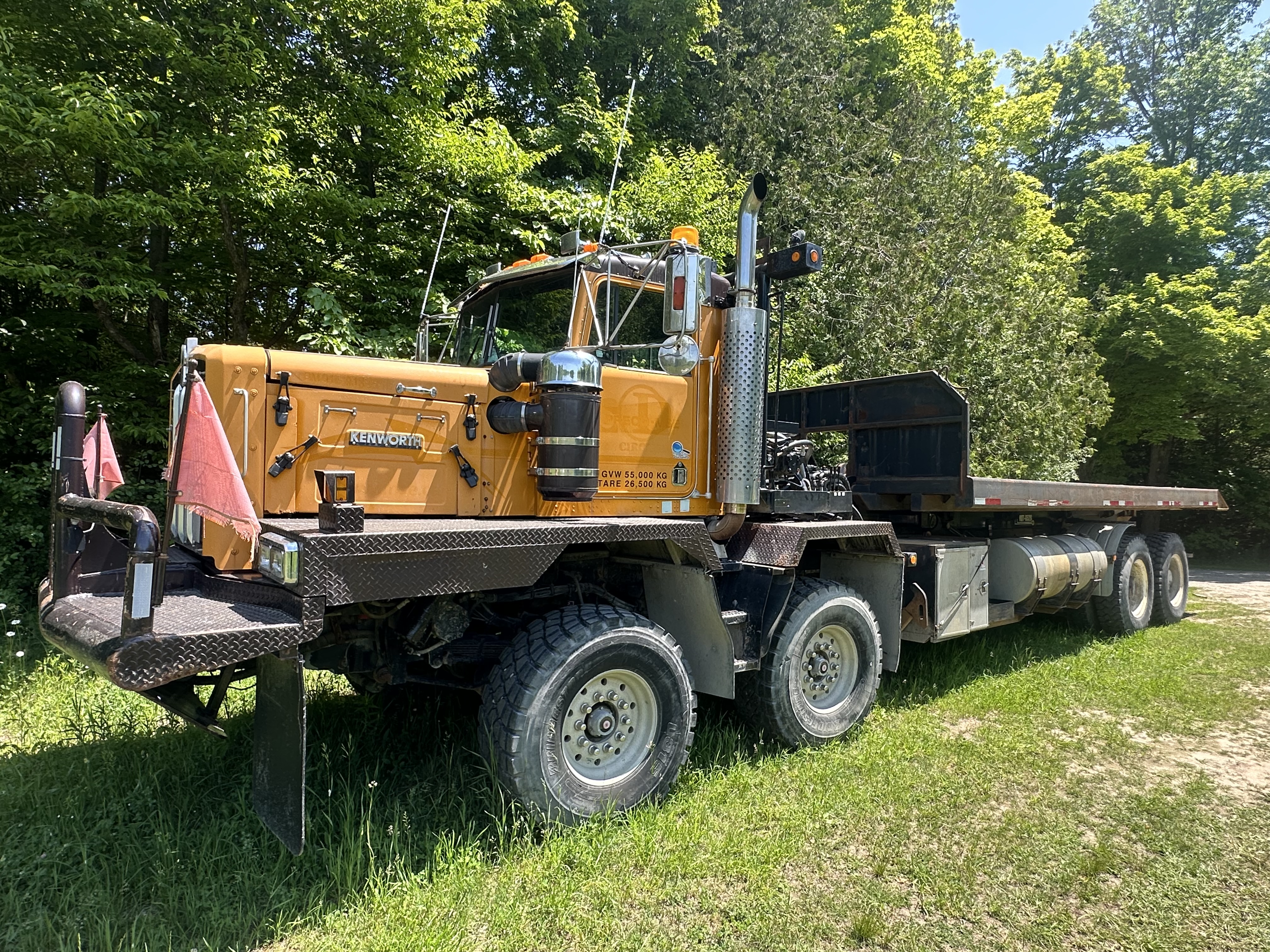 Used 1998 Kenworth C550B 8x4 Twin-Steer 2015 remote roll off bed / winch