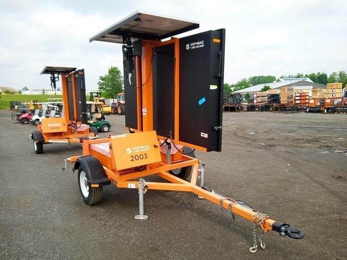 Used 2019 VER-MAC PCMS-320 digital sign trailer as new $12,995