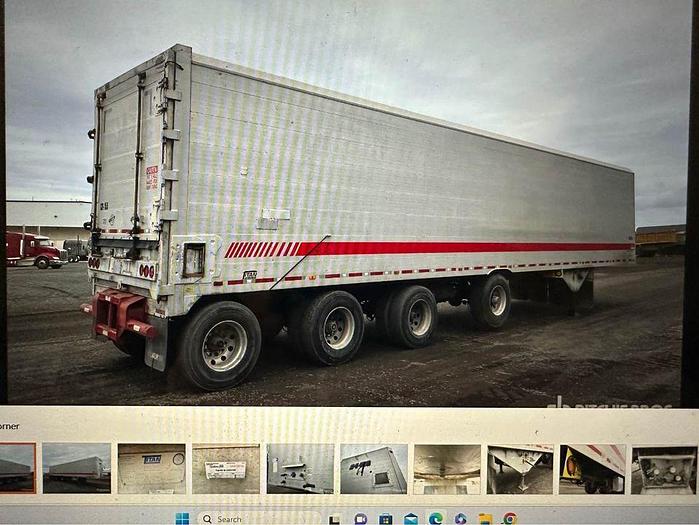 Used 2010 TITAN 53 ft Quad/Axle Closed Top aluminum live bottom